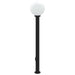 Stâlp luminos cu priză 120 cm negru IP44 - WALTI WALTI