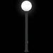 Stâlp luminos cu priză 120 cm negru IP44 - WALTI WALTI