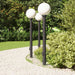 Stâlpi iluminatori cu priză, 3 buc., 120 cm, negru, IP44 - WALTI WALTI