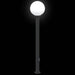 Stâlpi iluminatori cu priză, 3 buc., 120 cm, negru, IP44 - WALTI WALTI