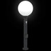 Stâlp luminos cu senzor și priză 80 cm negru IP44 - WALTI WALTI