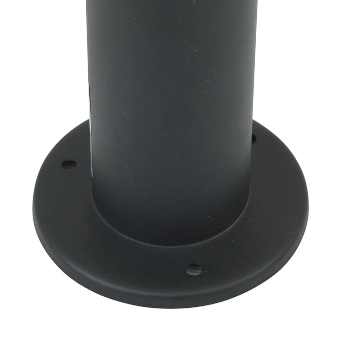 Stâlpi iluminatori cu senzor și priză, 3 buc., 80 cm, negru, IP44 - WALTI WALTI