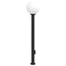 Stâlp luminos cu senzor și priză 120 cm negru IP44 - WALTI WALTI