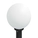 Stâlp luminos cu senzor și priză 120 cm negru IP44 - WALTI WALTI