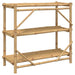 Raft cu 3 niveluri, 100x40x90 cm, bambus - WALTI WALTI