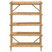Raft cu 5 niveluri, 100x40x150 cm, bambus - WALTI WALTI