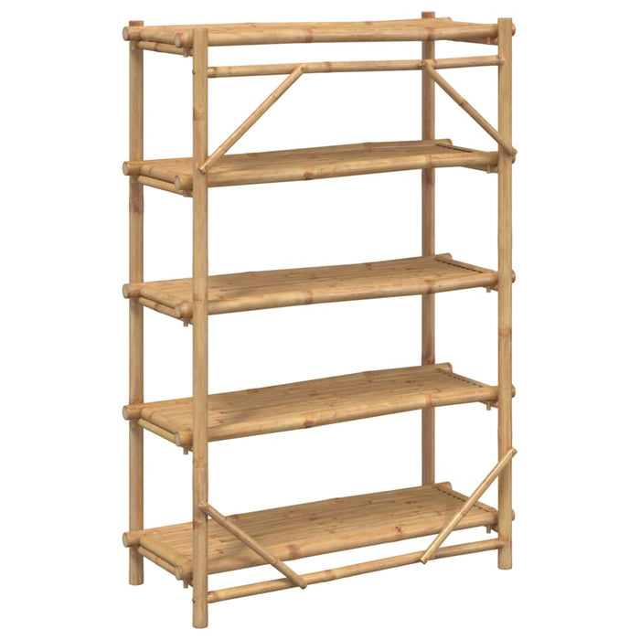Raft cu 5 niveluri, 100x40x150 cm, bambus - WALTI WALTI