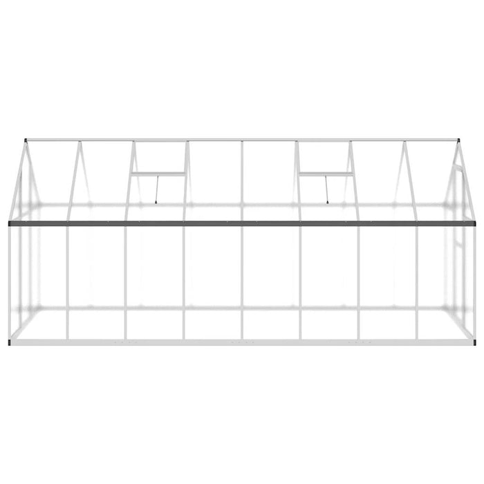 Sere cu cadru de bază, argintiu, 445x169x195 cm, aluminiu - WALTI WALTI