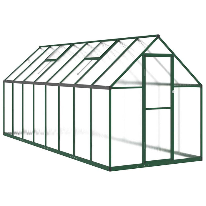 Sere cu cadru de bază, verde, 445x169x195 cm, aluminiu - WALTI WALTI