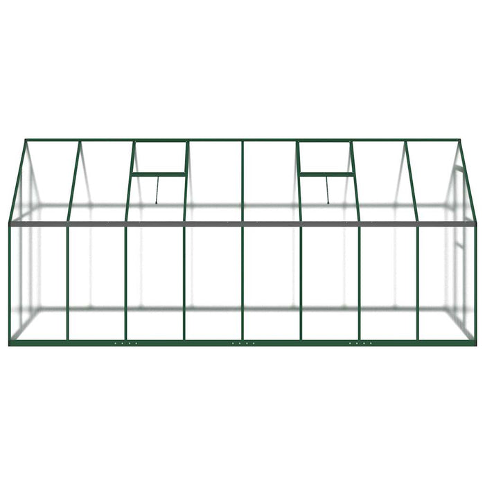 Sere cu cadru de bază, verde, 445x169x195 cm, aluminiu - WALTI WALTI
