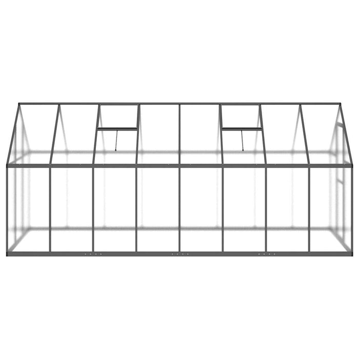 Sere cu cadru de bază, antracit, 445x169x195 cm, aluminiu - WALTI WALTI