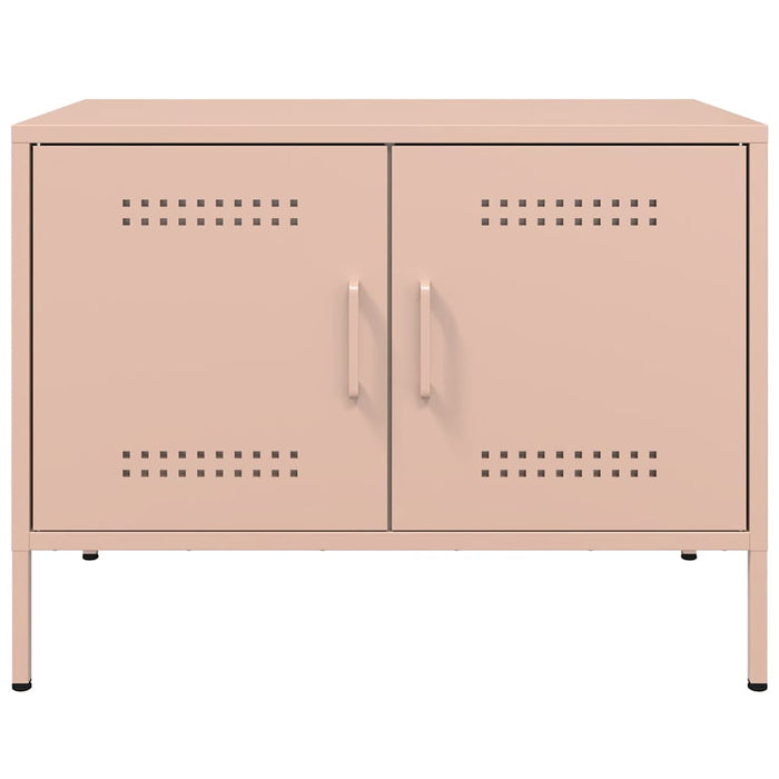 Dulapuri TV, 2 buc., roz, 68x39x50,5 cm, oțel WALTI