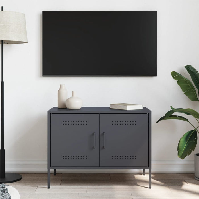 Dulapuri TV, 2 buc., antracit, 68x39x50,5 cm, oțel WALTI