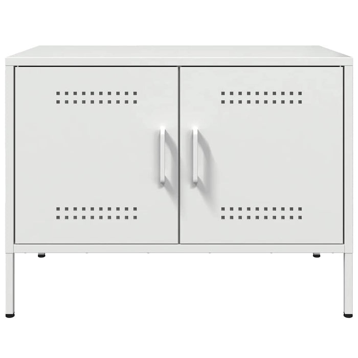 Dulap TV, alb, 68x39x50,5 cm, oțel - WALTI WALTI