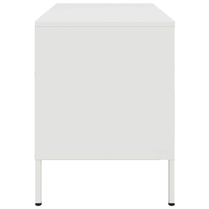 Dulap TV, alb, 68x39x50,5 cm, oțel - WALTI WALTI