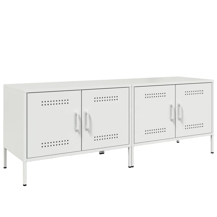 Dulapuri TV, 2 buc., alb, 68x39x50,5 cm, oțel - WALTI WALTI