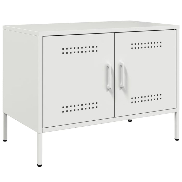 Dulapuri TV, 2 buc., alb, 68x39x50,5 cm, oțel - WALTI WALTI