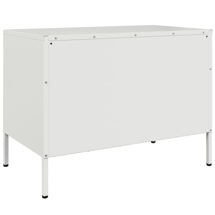 Dulapuri TV, 2 buc., alb, 68x39x50,5 cm, oțel - WALTI WALTI