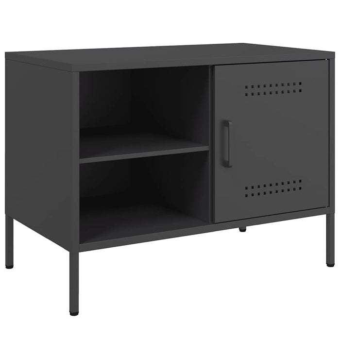 Dulap TV, negru, 68x39x50,5 cm, oțel - WALTI WALTI