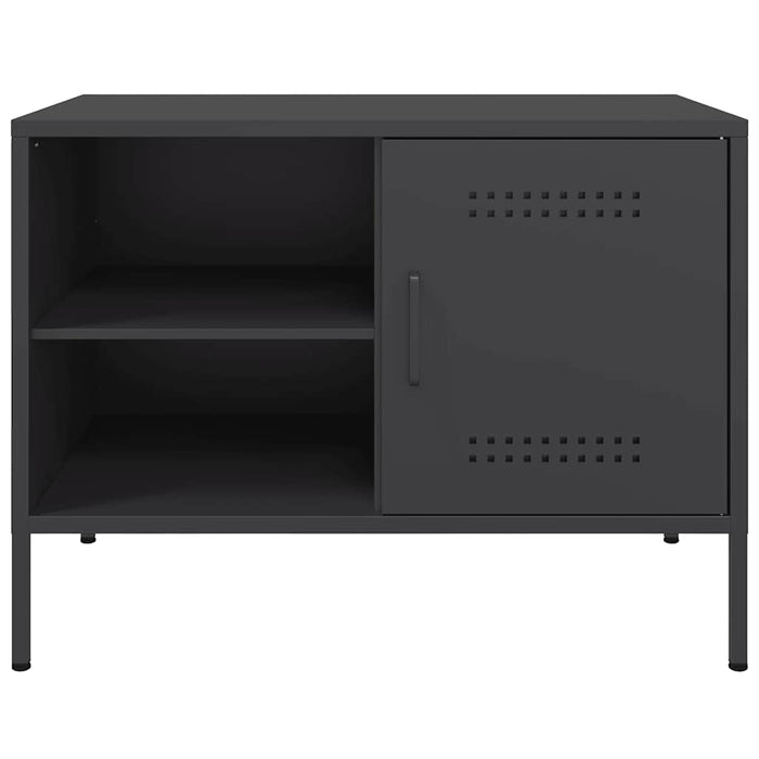 Dulap TV, negru, 68x39x50,5 cm, oțel - WALTI WALTI