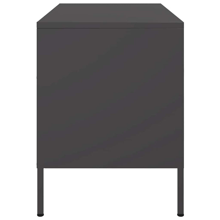Dulap TV, negru, 68x39x50,5 cm, oțel - WALTI WALTI