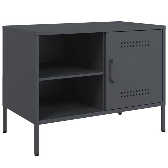Dulapuri TV, 2 buc., antracit, 68x39x50,5 cm, oțel - WALTI WALTI