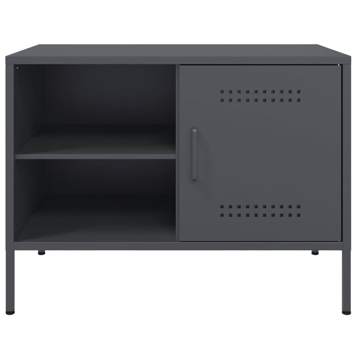 Dulapuri TV, 2 buc., antracit, 68x39x50,5 cm, oțel - WALTI WALTI