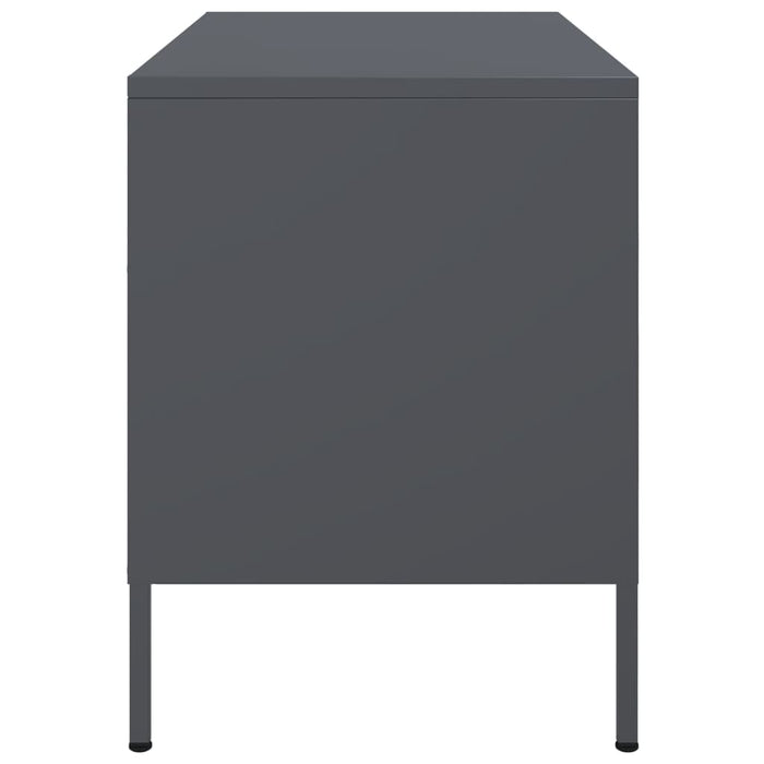 Dulapuri TV, 2 buc., antracit, 68x39x50,5 cm, oțel - WALTI WALTI