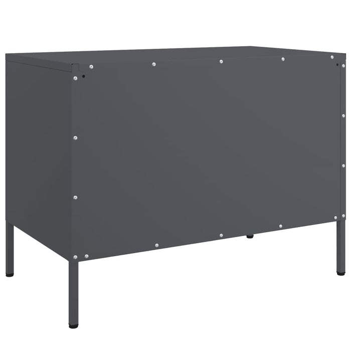 Dulapuri TV, 2 buc., antracit, 68x39x50,5 cm, oțel - WALTI WALTI