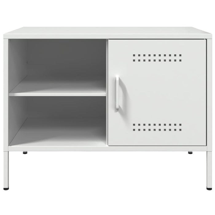 Dulapuri TV, 2 buc., alb, 68x39x50,5 cm, oțel - WALTI WALTI