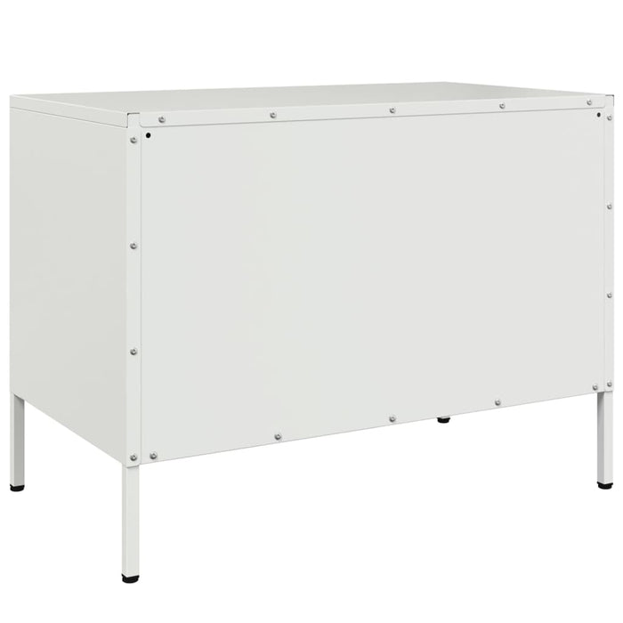 Dulapuri TV, 2 buc., alb, 68x39x50,5 cm, oțel - WALTI WALTI