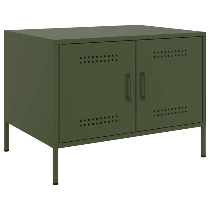 Măsuță cafea verde măsliniu 68x50x50,5 cm oțel laminat la rece - WALTI WALTI