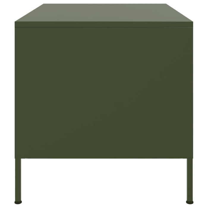Măsuță cafea verde măsliniu 68x50x50,5 cm oțel laminat la rece - WALTI WALTI