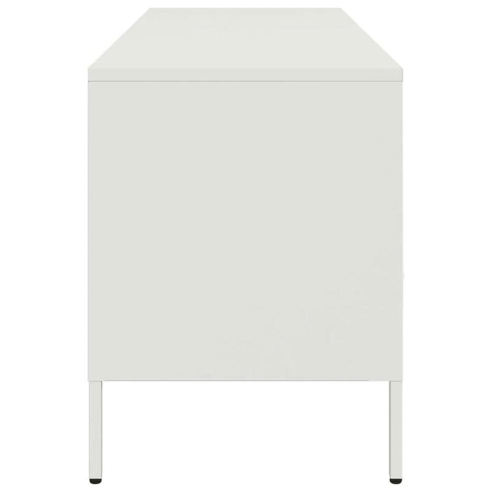 Dulap TV, alb, 100,5x39x50,5 cm, oțel laminat la rece - WALTI WALTI