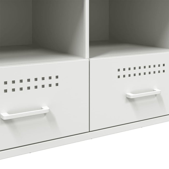 Dulap TV, alb, 100,5x39x50,5 cm, oțel laminat la rece - WALTI WALTI