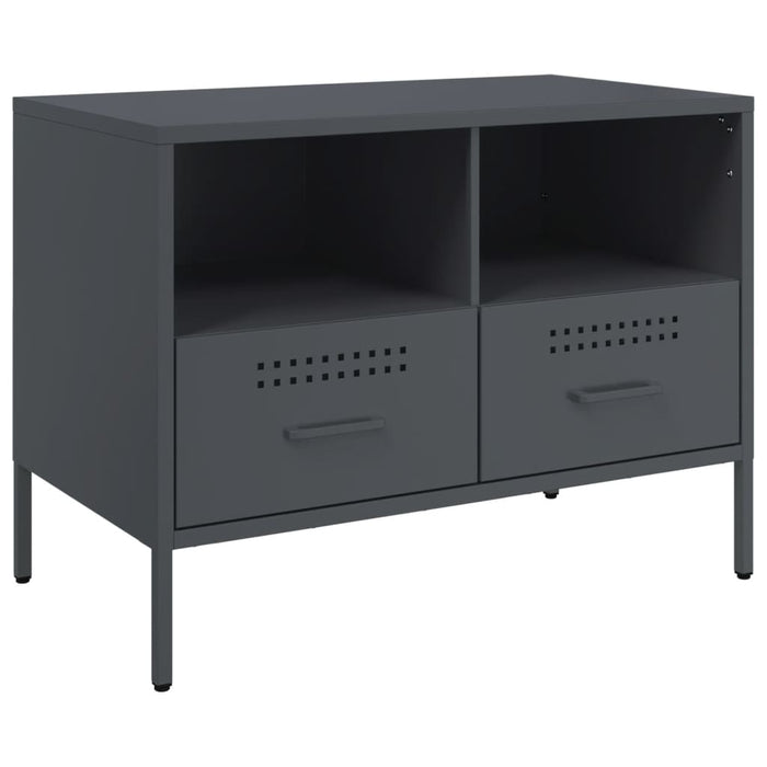 Dulapuri TV, 2 buc., antracit, 68x39x50,5 cm, oțel - WALTI WALTI