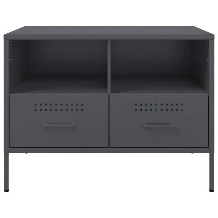 Dulapuri TV, 2 buc., antracit, 68x39x50,5 cm, oțel - WALTI WALTI