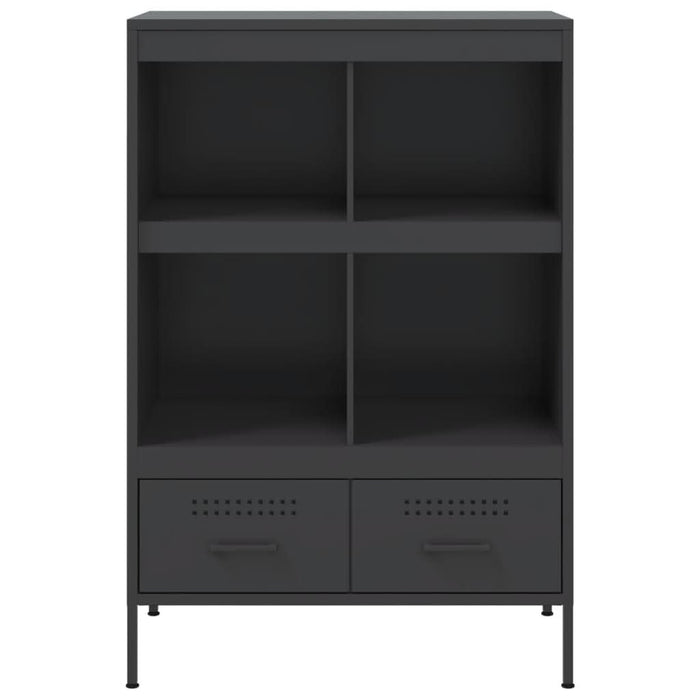 Dulap înalt, negru, 68x39x101,5 cm, oțel laminat la rece - WALTI WALTI