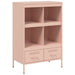 Dulap înalt, roz, 68x39x101,5 cm, oțel laminat la rece - WALTI WALTI