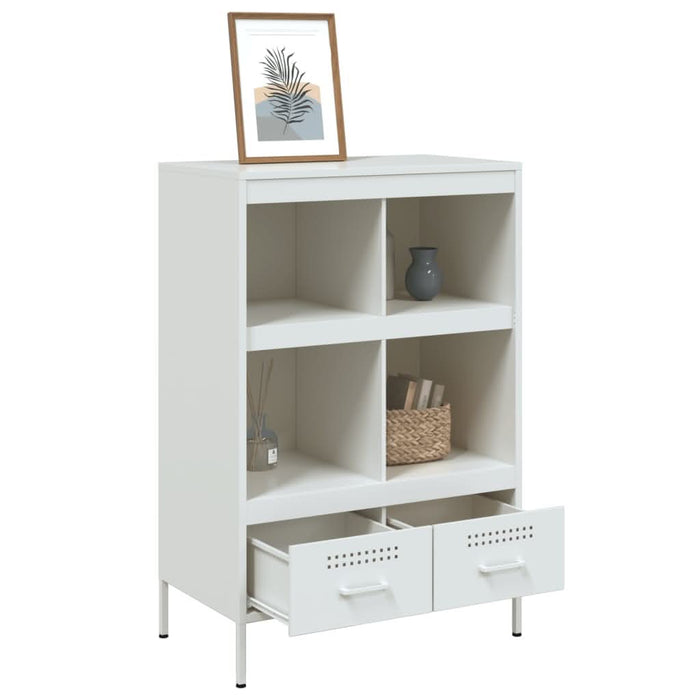 Dulap înalt, alb, 68x39x101,5 cm, oțel laminat la rece - WALTI WALTI