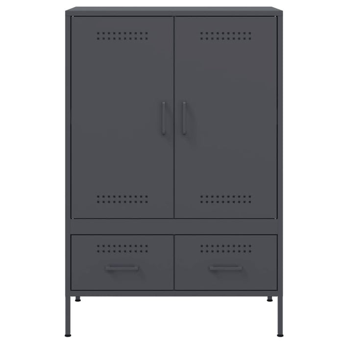 Dulap înalt, antracit, 68x39x101,5 cm, oțel laminat la rece - WALTI WALTI