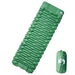 Saltea camping auto-gonflabilă, cu pernă, 1 persoană, verde - WALTI WALTI