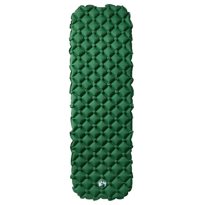 Saltea gonflabilă de camping, 1 persoană, verde, 190x58x6 cm - WALTI WALTI