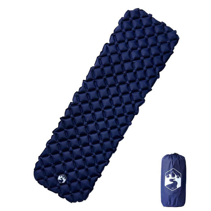 Saltea gonflabilă de camping 1 persoană, bleumarin, 190x58x6 cm - WALTI WALTI