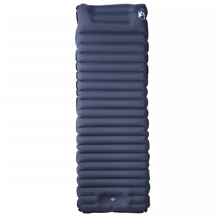 Saltea de camping auto-gonflabilă, cu pernă, 1 persoană, gri - WALTI WALTI
