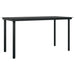 Set mobilier de grădină cu perne, 5 piese, negru, poliratan - WALTI WALTI