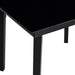 Set mobilier de grădină cu perne, 5 piese, negru, poliratan - WALTI WALTI