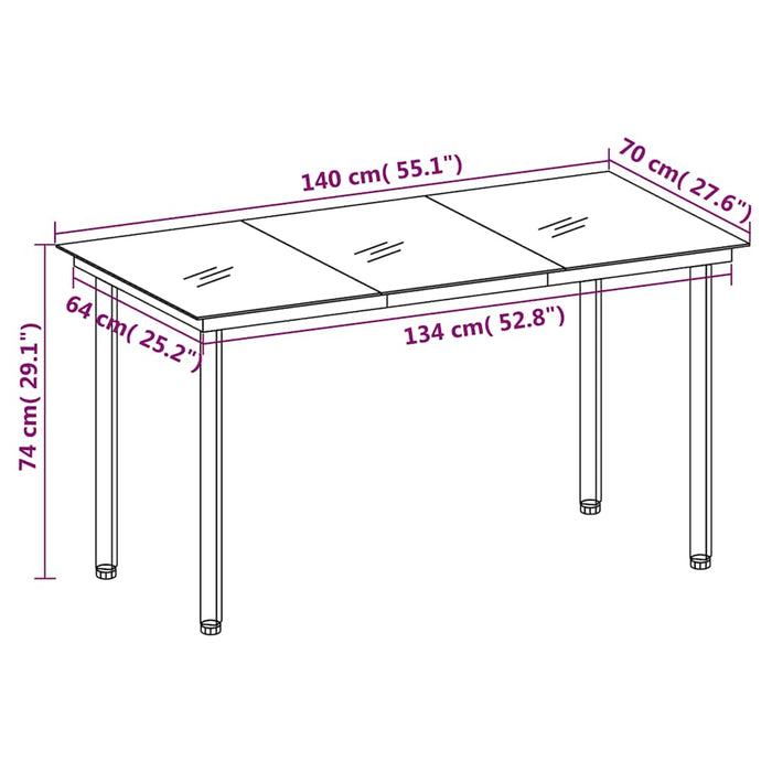 Set mobilier de grădină cu perne, 5 piese, negru, poliratan - WALTI WALTI