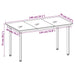 Set mobilier de grădină cu perne, 5 piese, negru, poliratan - WALTI WALTI