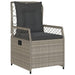 Set mobilier de grădină cu perne, 3 piese,gri deschis,poliratan - WALTI WALTI